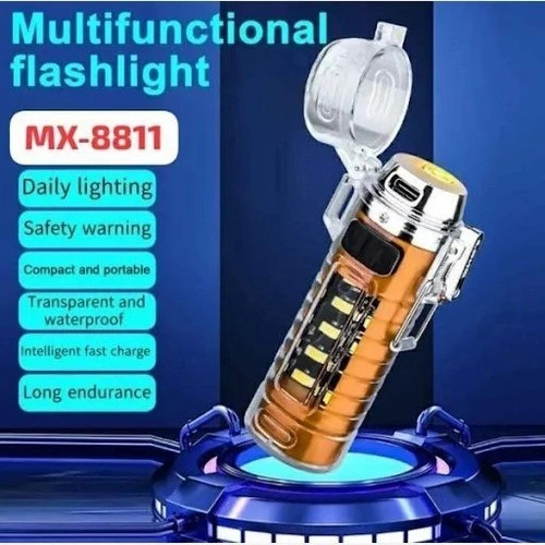فندک برقی و چراغقوه چندکاره مدل MX8811