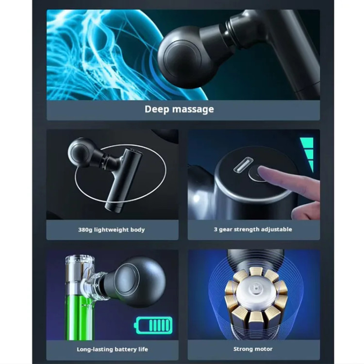 ماساژور مینی ویبراتور شارژی مدل FASCIAL GUN